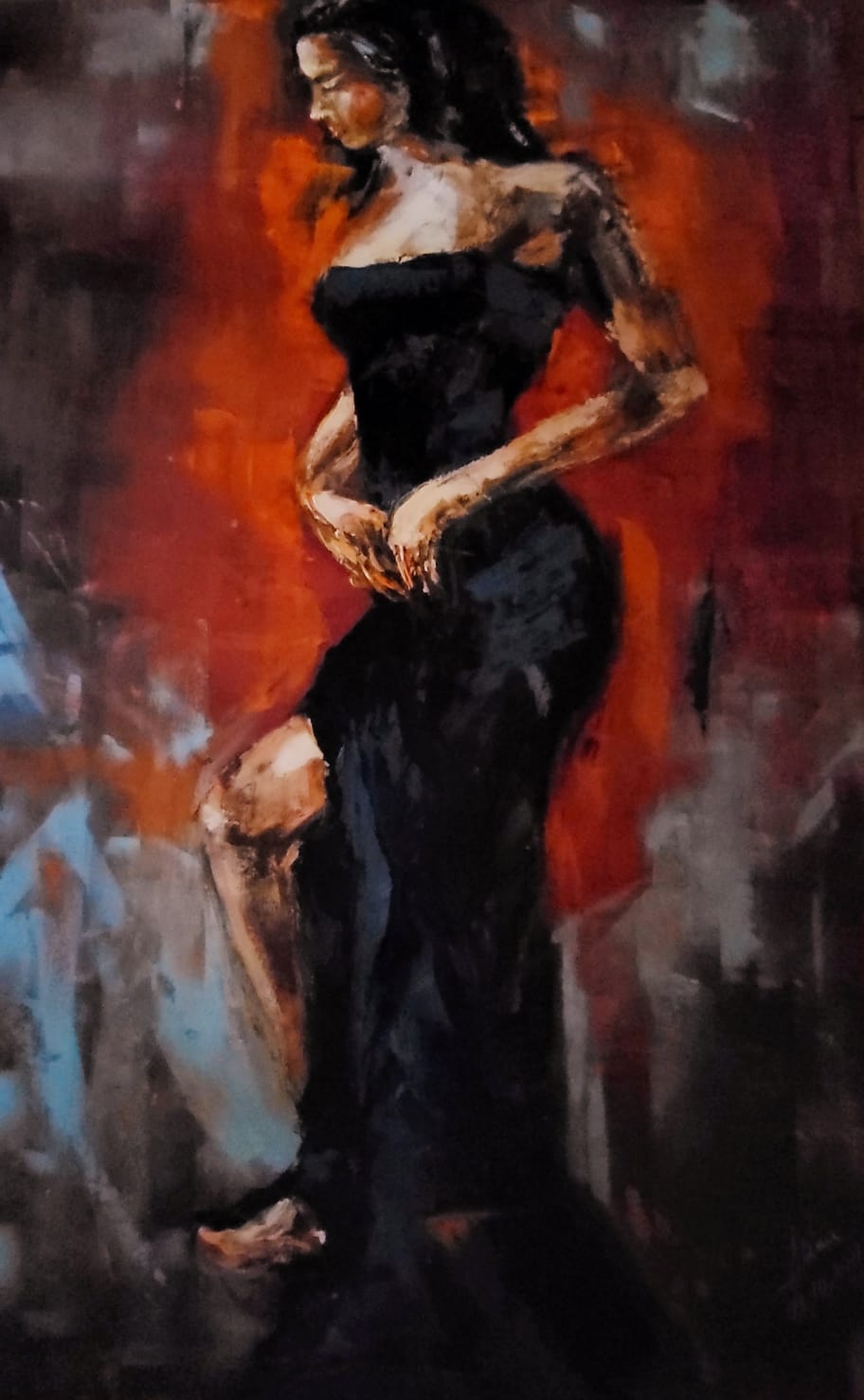 ArteDiAlina.com painting: Everything starts with the first step
